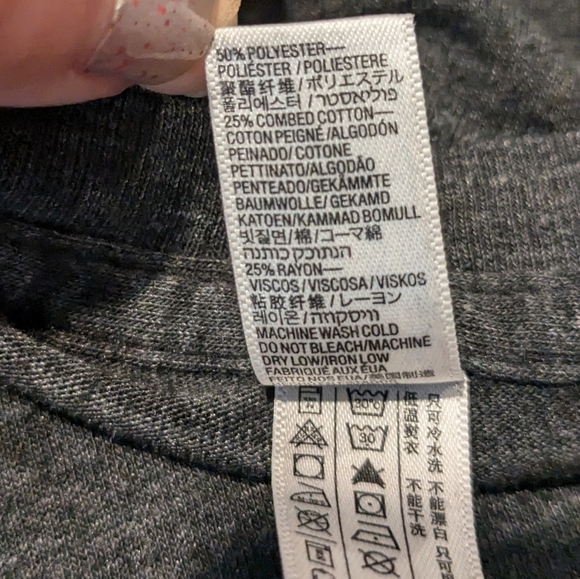 Square Cash App Corporate Pride Rainbow Dark Gray Tee in Medium - Picture 9 of 13